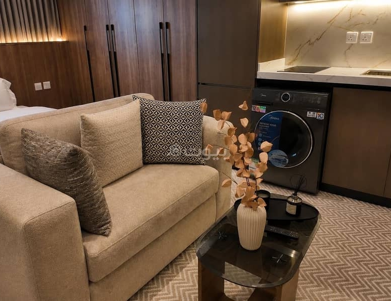 شقة للإيجار بـ1 غرف في Al Malqa، الرياض مساحة 98 م²