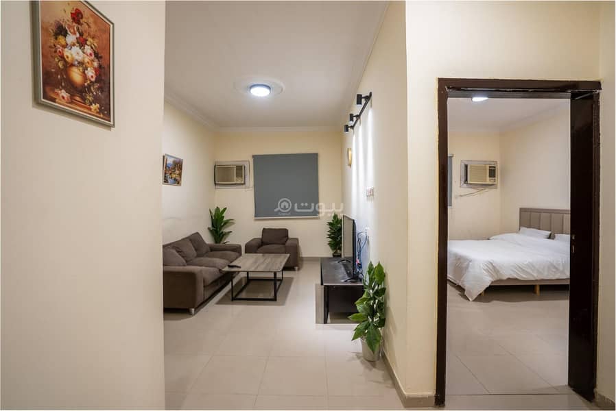 شقة للإيجار بـ1 غرف في Al Yarmuk، الرياض مساحة 750 م²