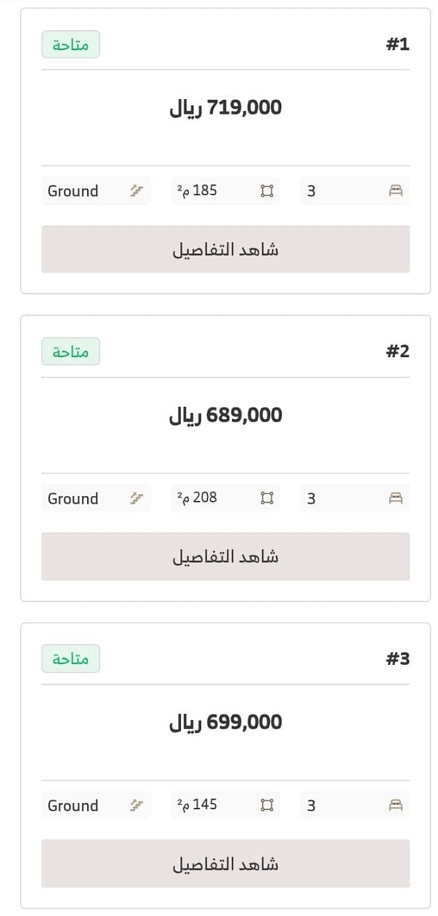 شقة للبيع بـ2 غرف في Alawali، الرياض مساحة 98 م²